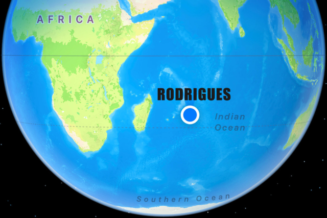 Rodrigues is part of Mauritius.