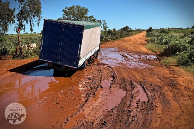 Truck Stuck in the Mud Truck stuck in the mud